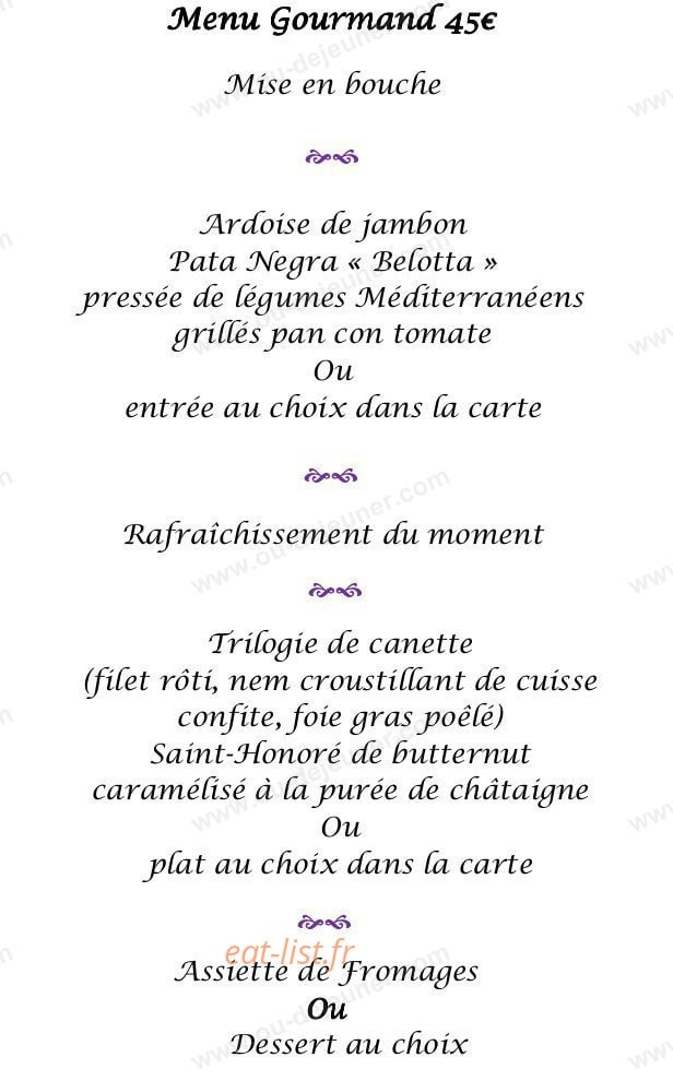 Le Clos de Pradines — carte page 3