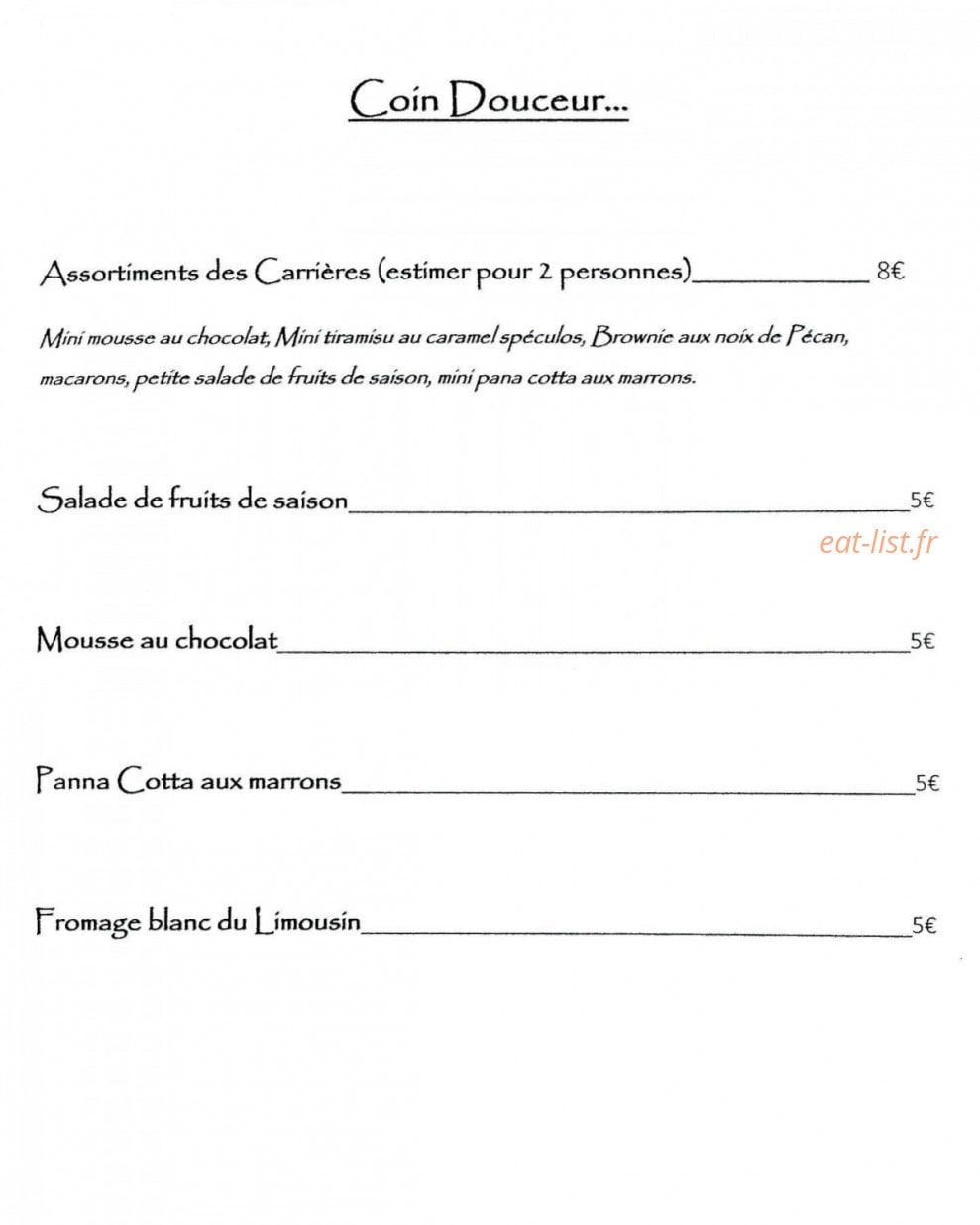 Les Carrières — carte page 3