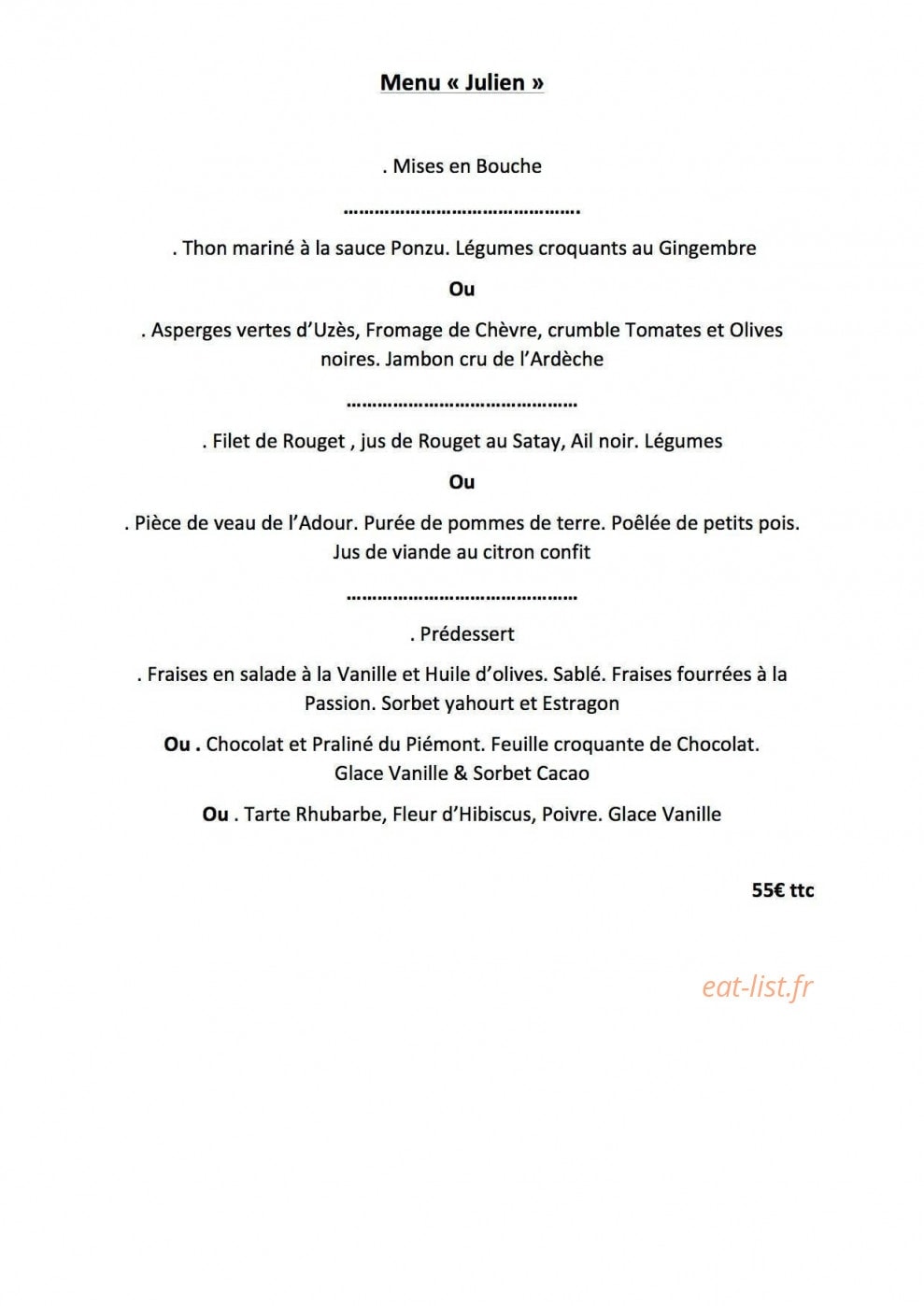 L'Artémise — carte page 2