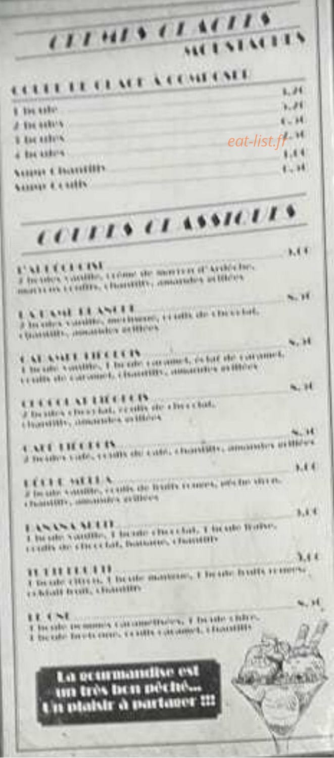 Le One Café — carte page 3