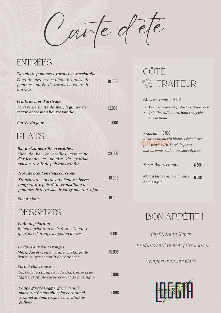 Loggia — carte page 1
