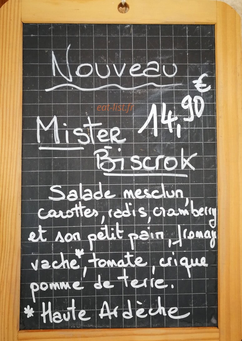 Bistro Rive Droite — carte page 2