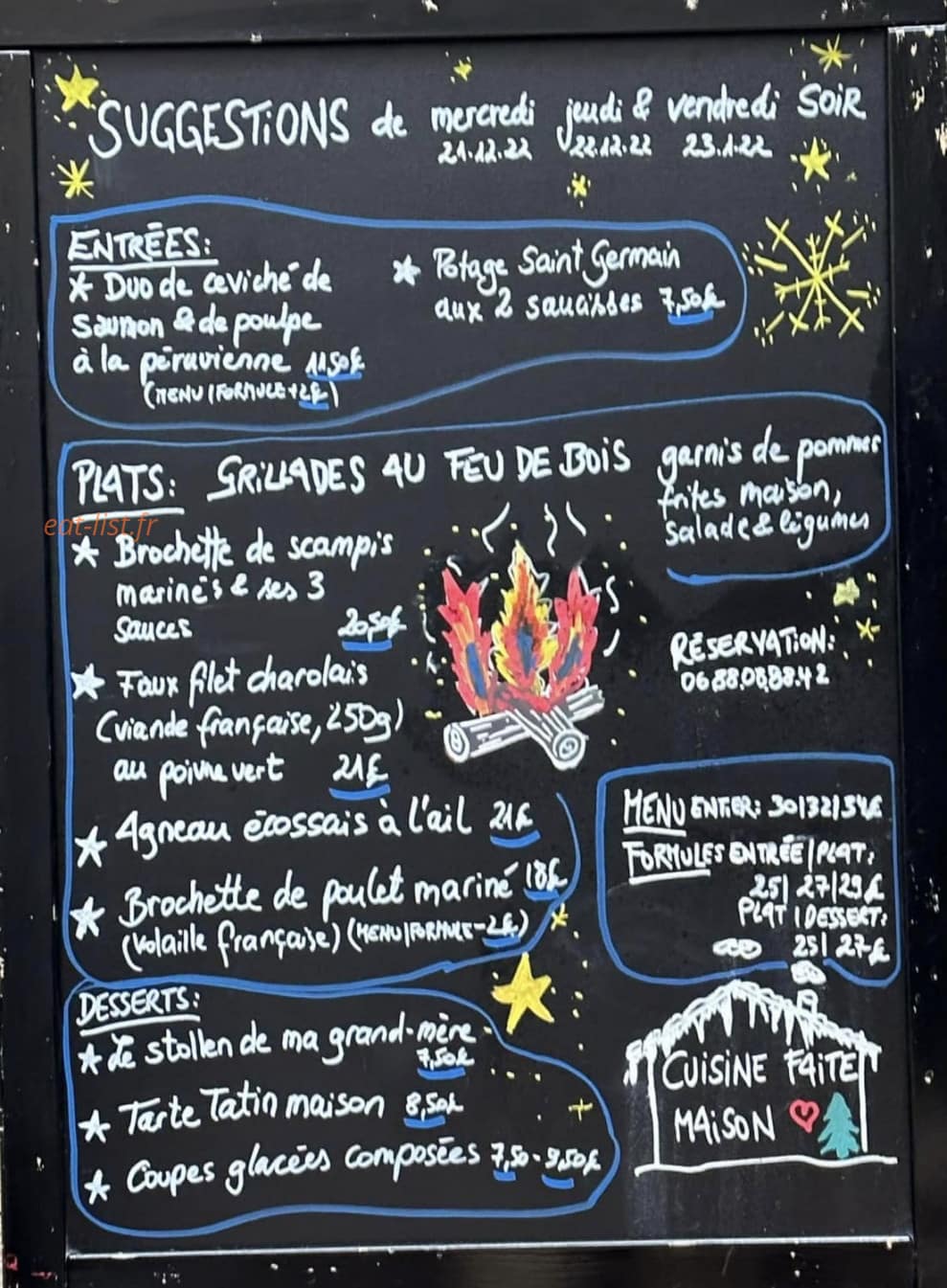 Le Comptoir des Sarrasins — carte page 1