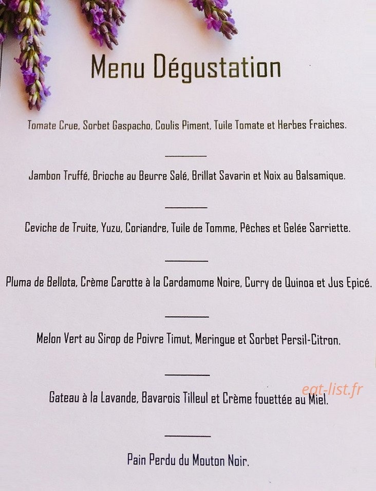 Le Mouton Noir — carte page 1