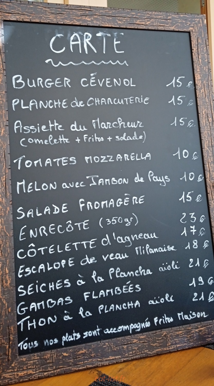 Les belvédères de Blandas — carte page 1