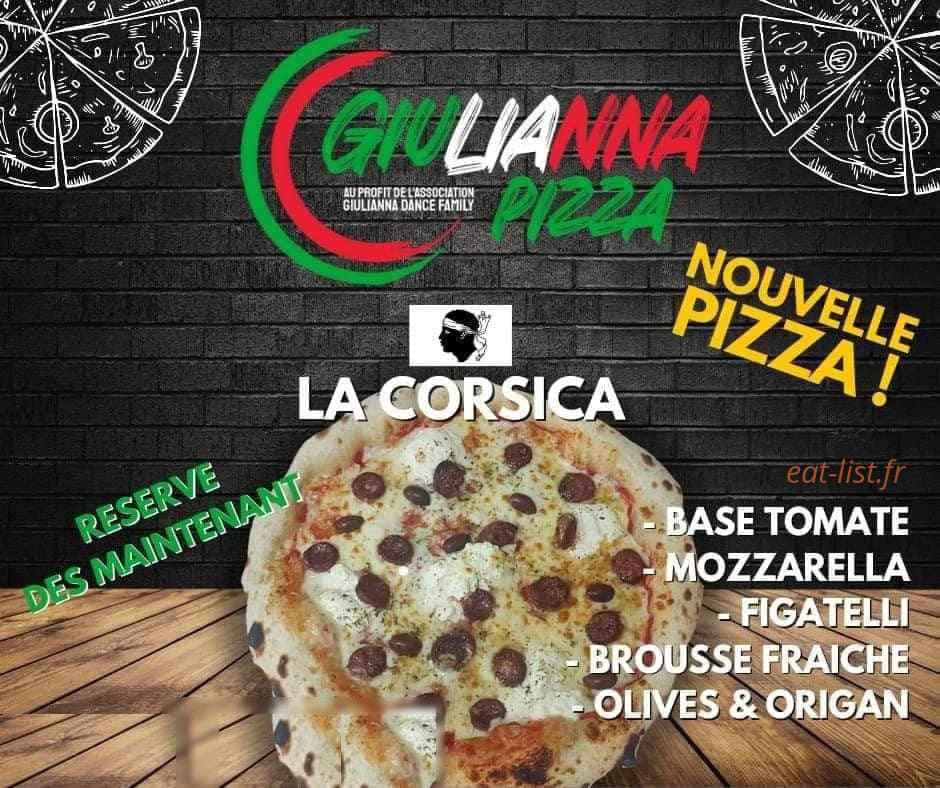 Giulianna Pizza — carte page 1