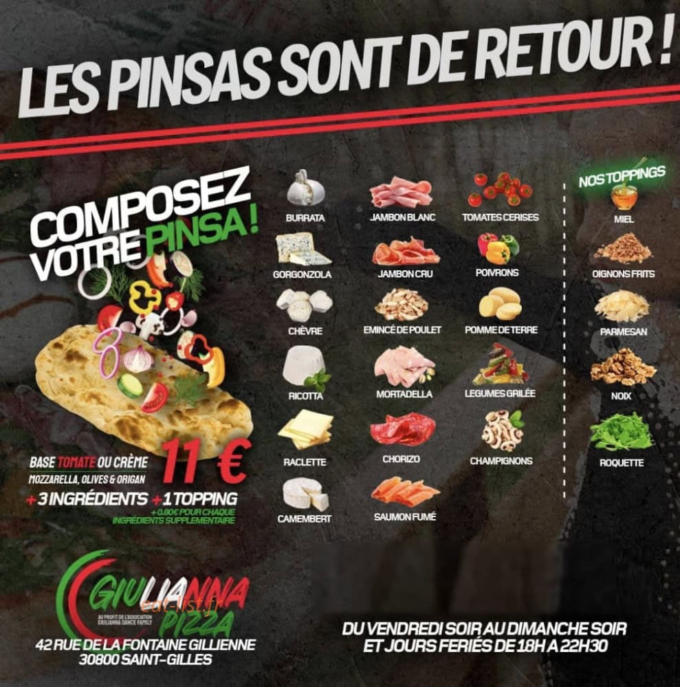 Giulianna Pizza — carte page 2
