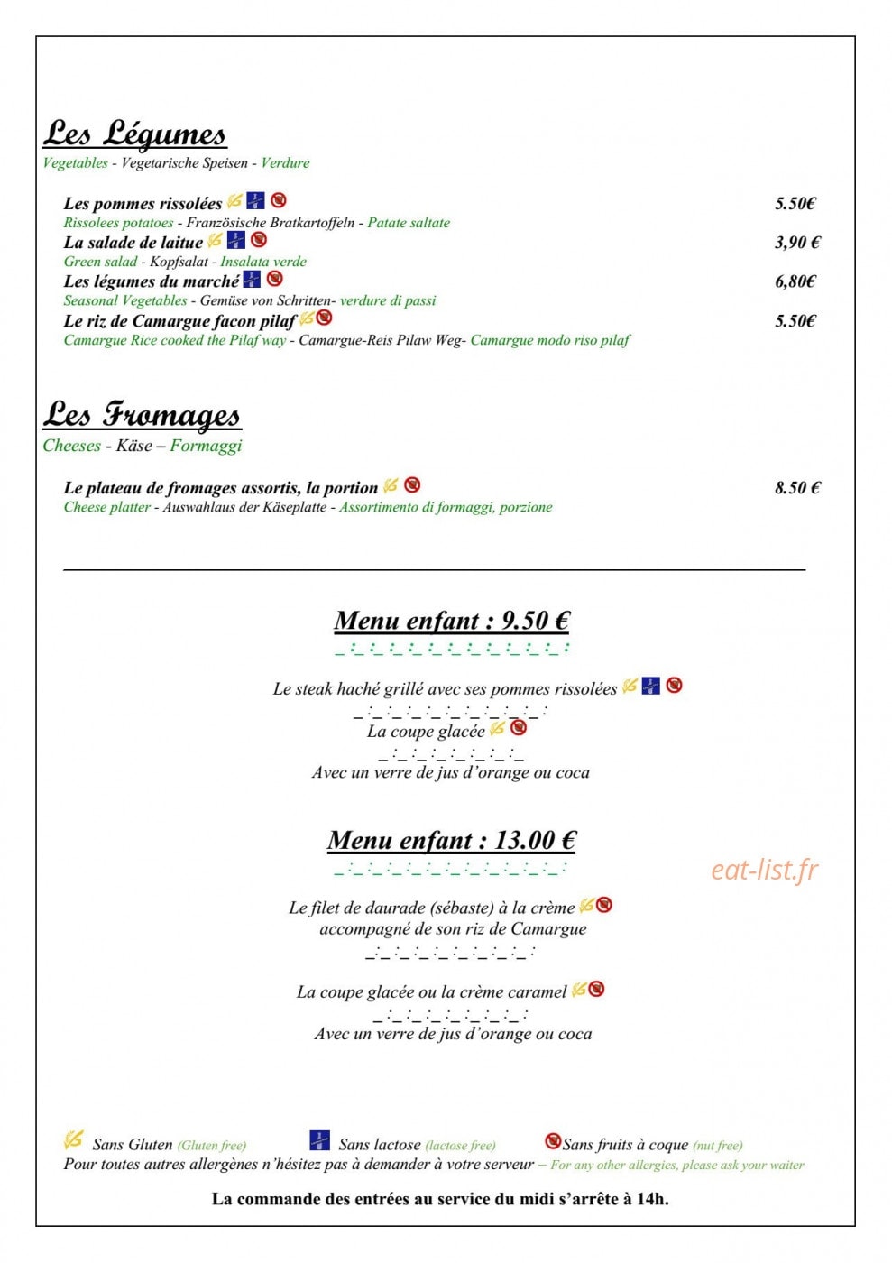 le cours — carte page 3