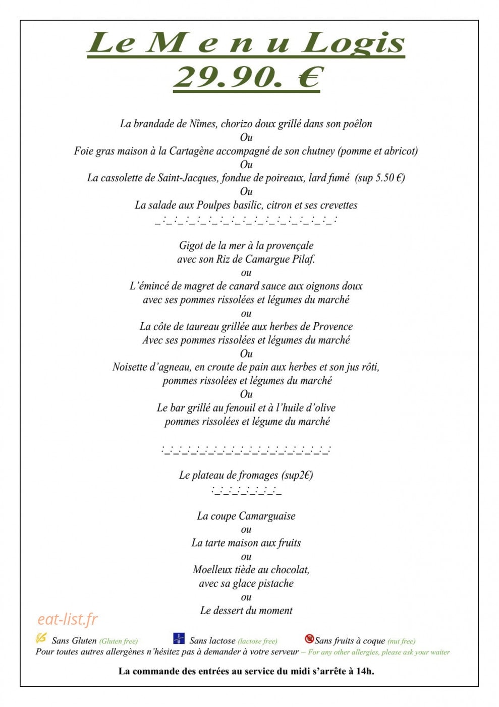 le cours — carte page 5