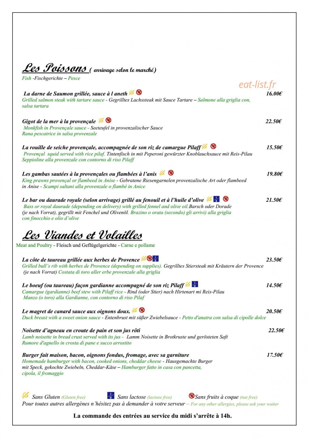 le cours — carte page 2