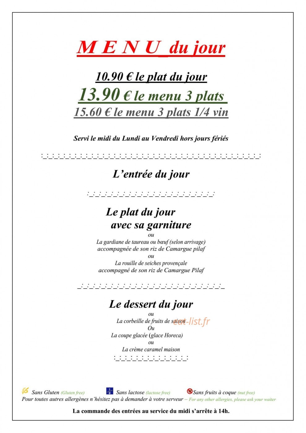 le cours — carte page 6