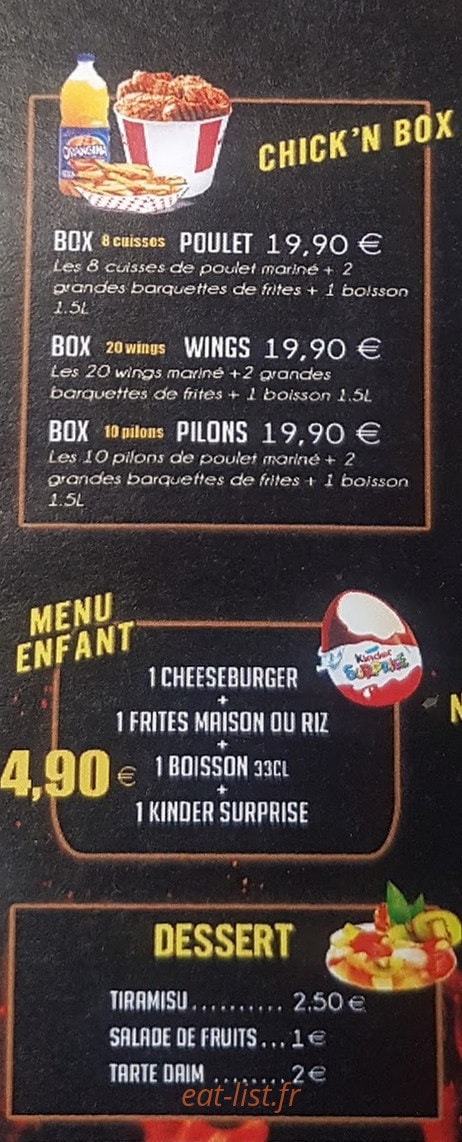 ô chicken braisé — carte page 3