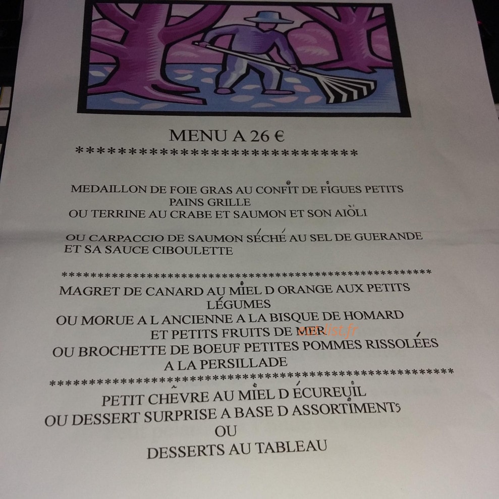 Auberge Des Garrigues — carte page 3