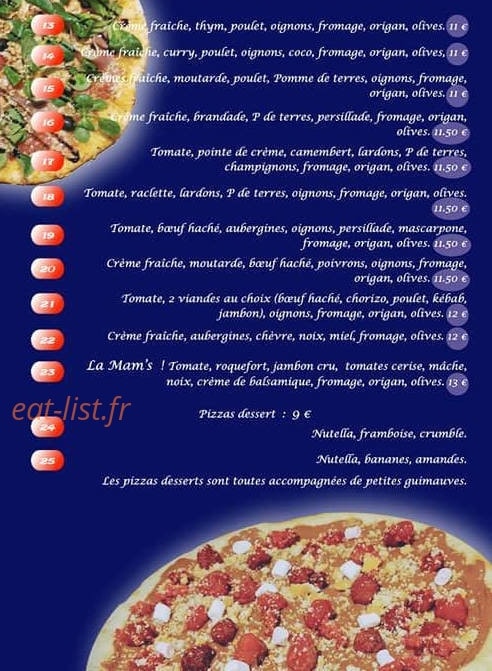 La Mam's — carte page 2