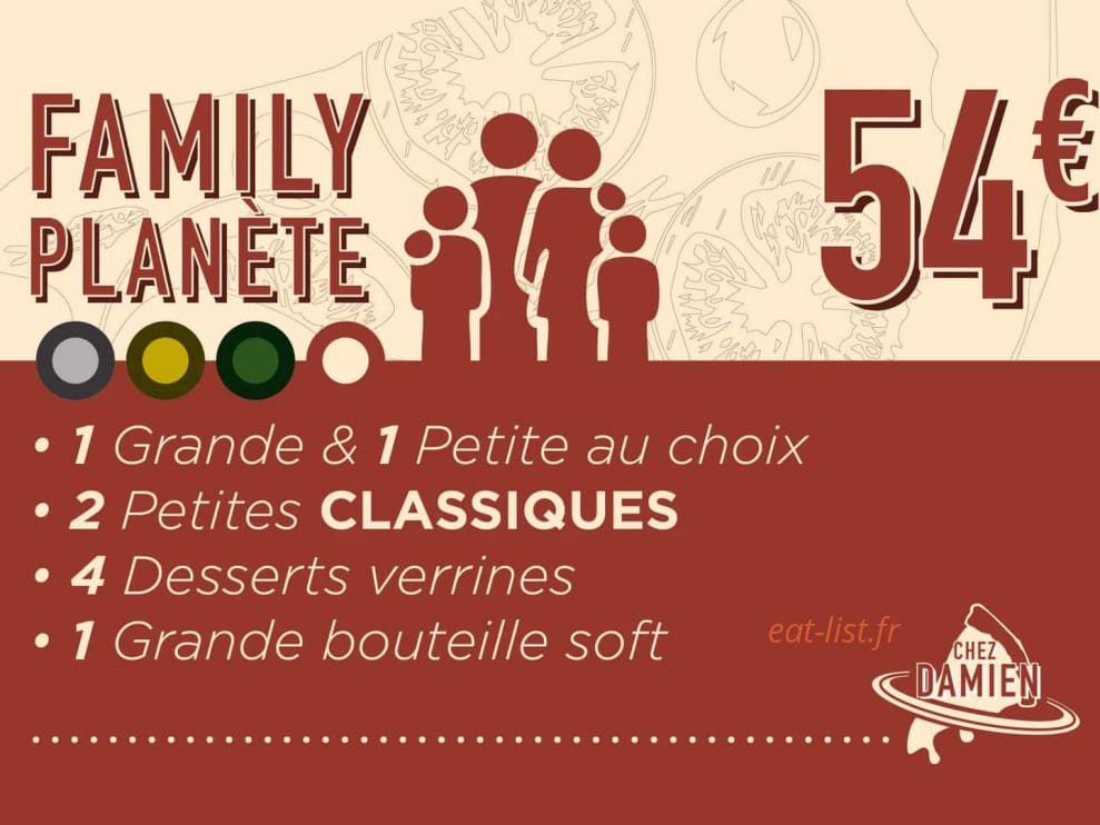 Planete Pizzas — carte page 8
