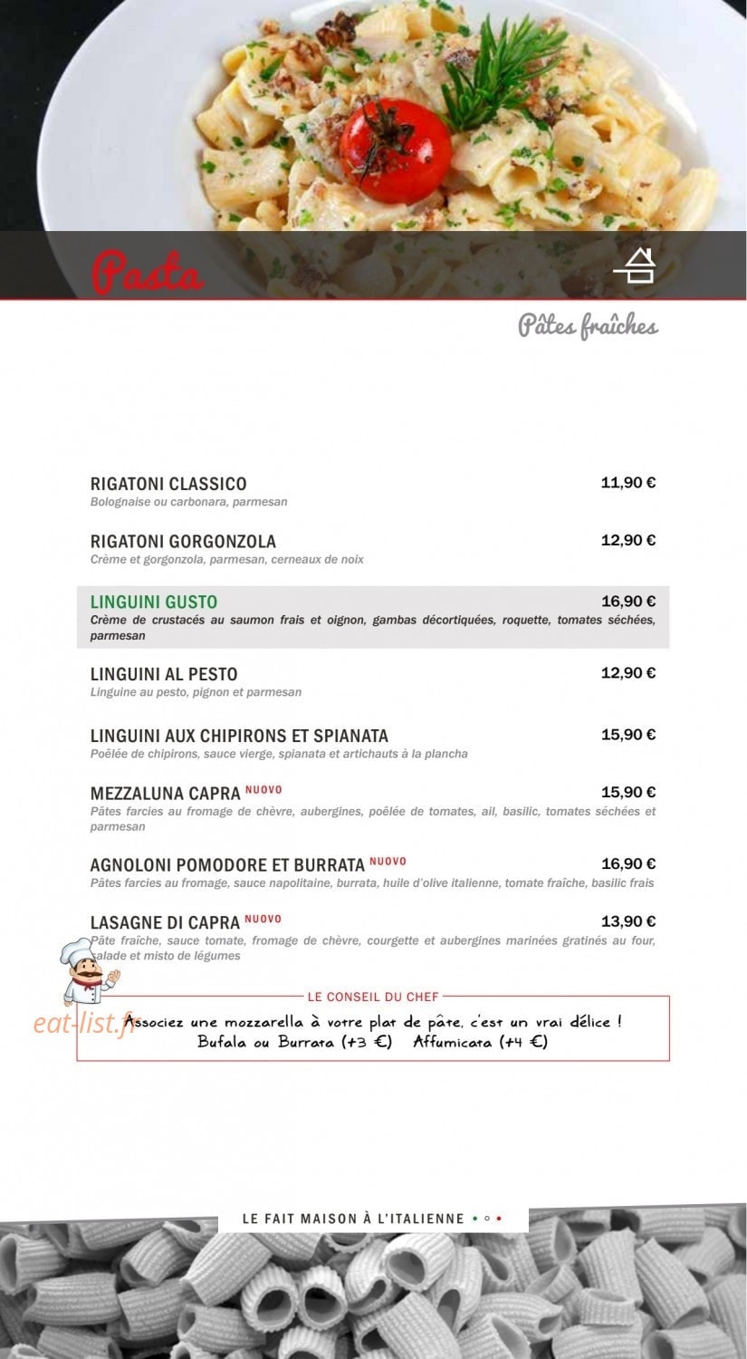 Brasserie gusto — carte page 5