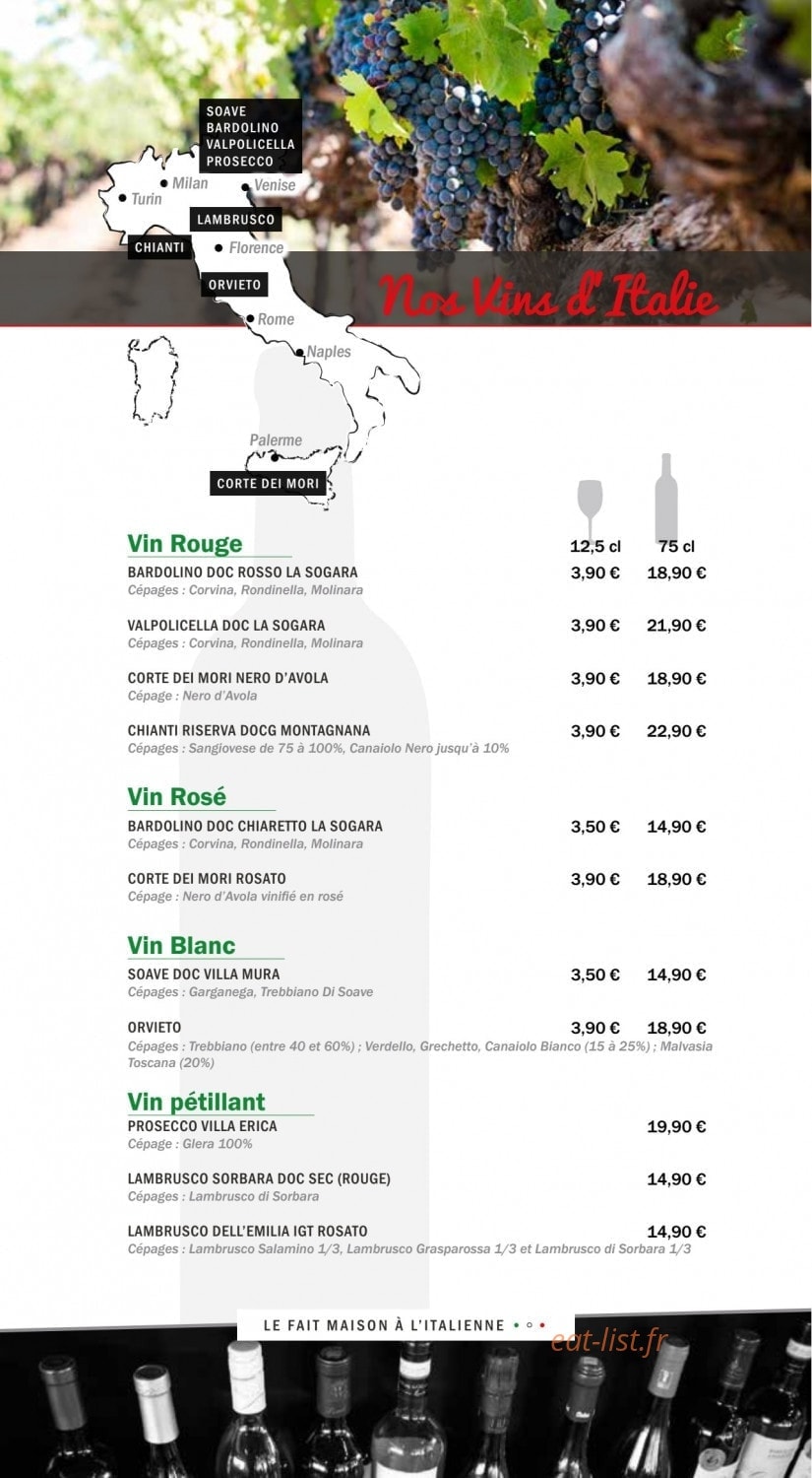 Brasserie gusto — carte page 13