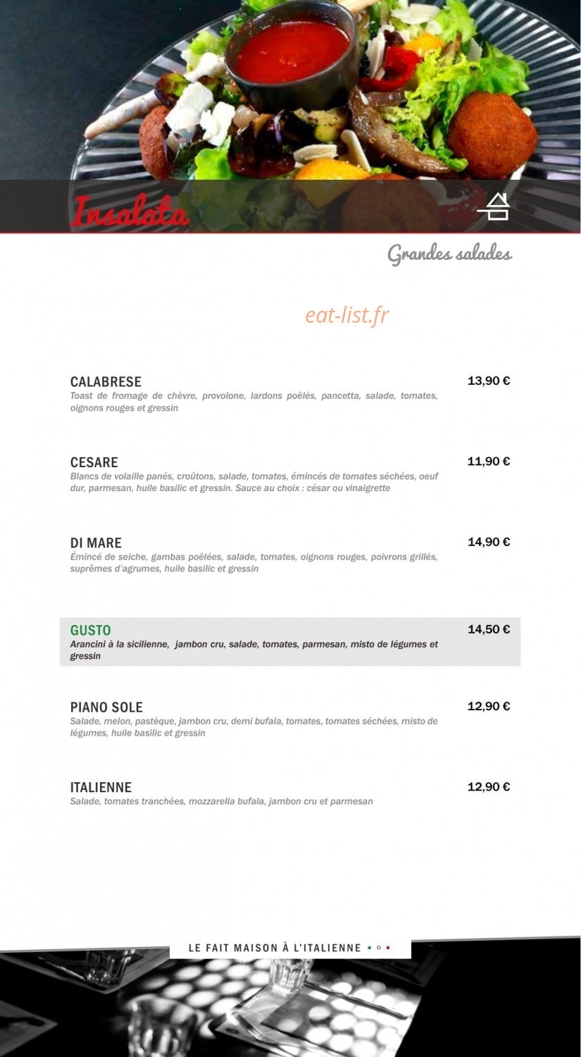 Brasserie gusto — carte page 4