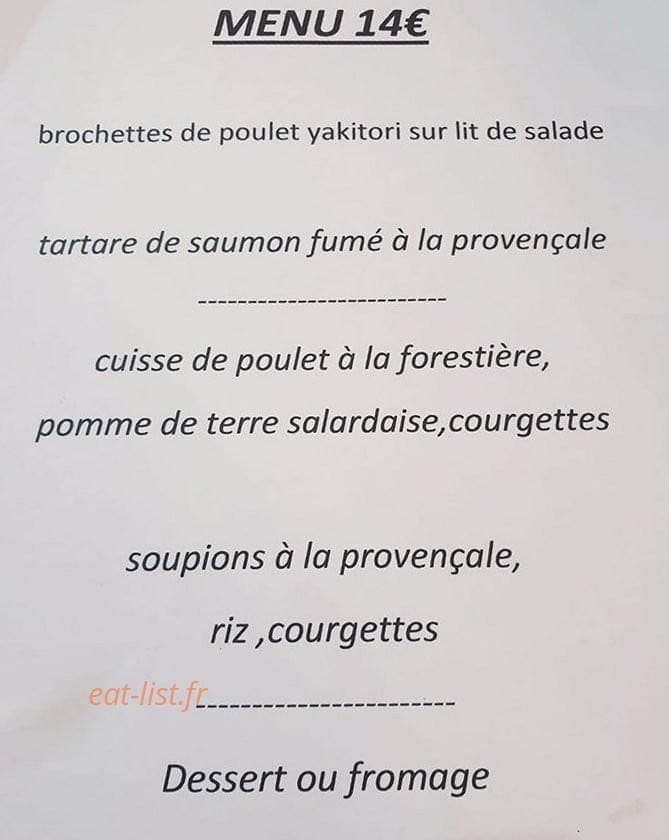 La bastide — carte page 1