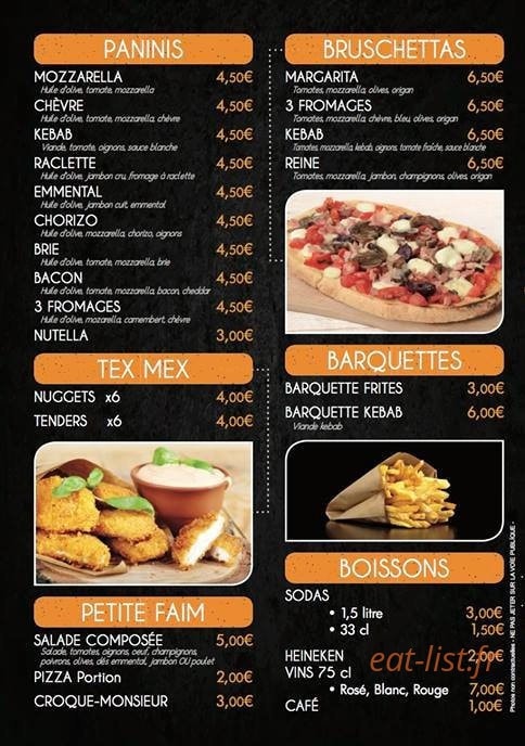 Chez Scott — carte page 4
