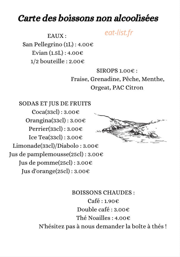 L'Auberge Des Rigondettes — carte page 7