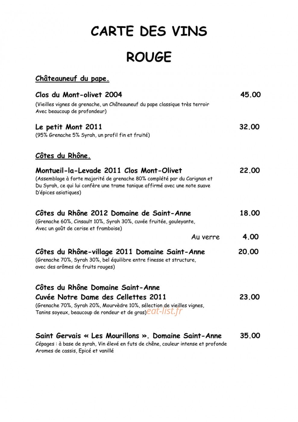 Le clos des arts — carte page 7