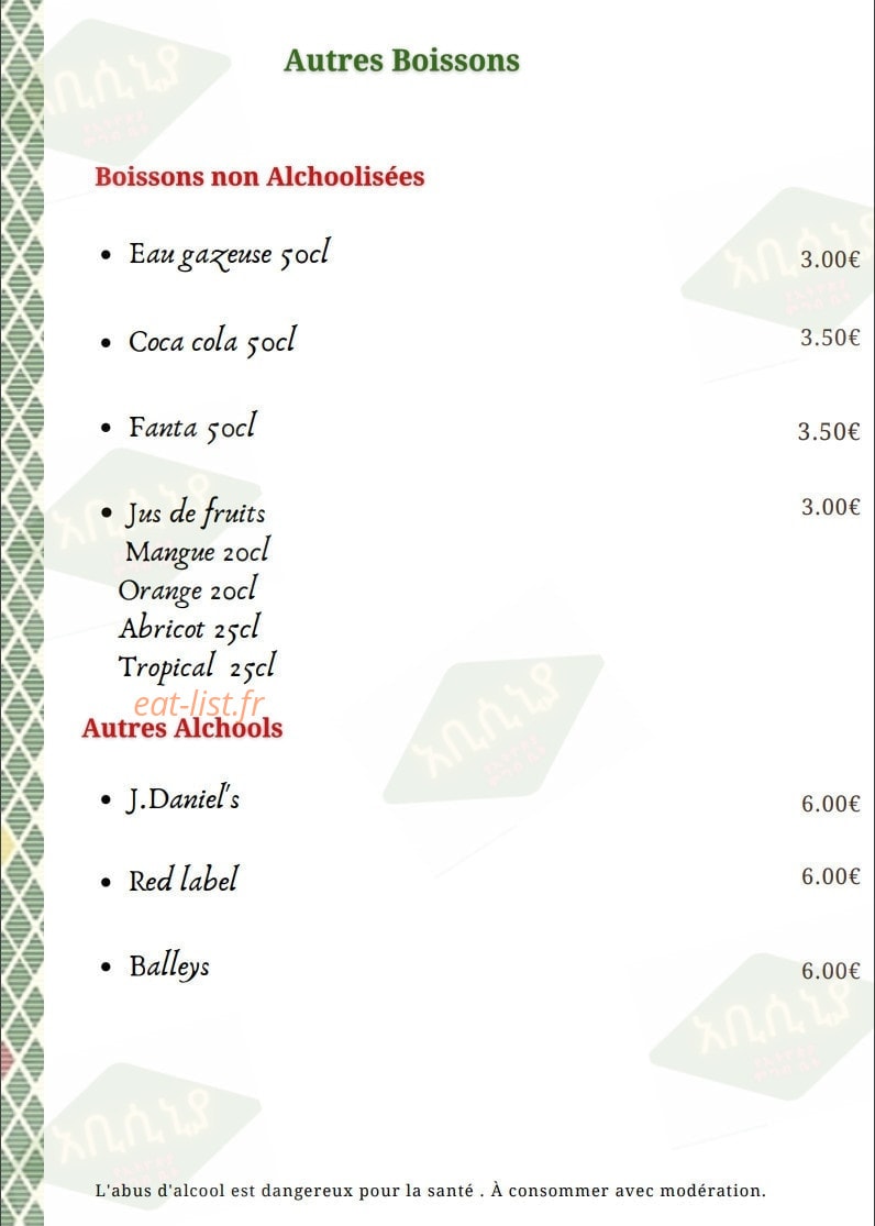 Abyssinia — carte page 6