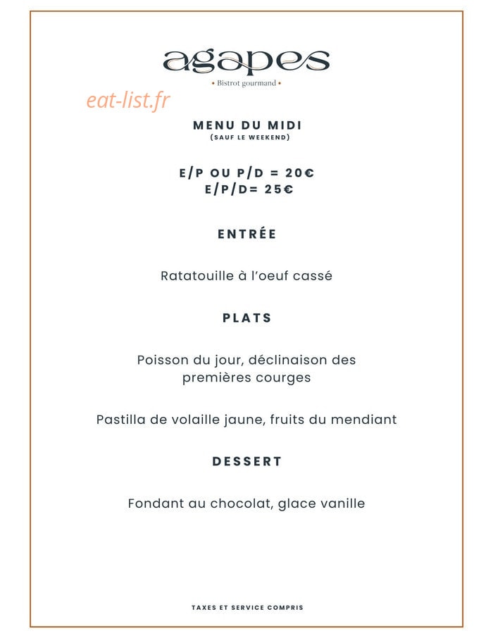 Agapê — carte page 2