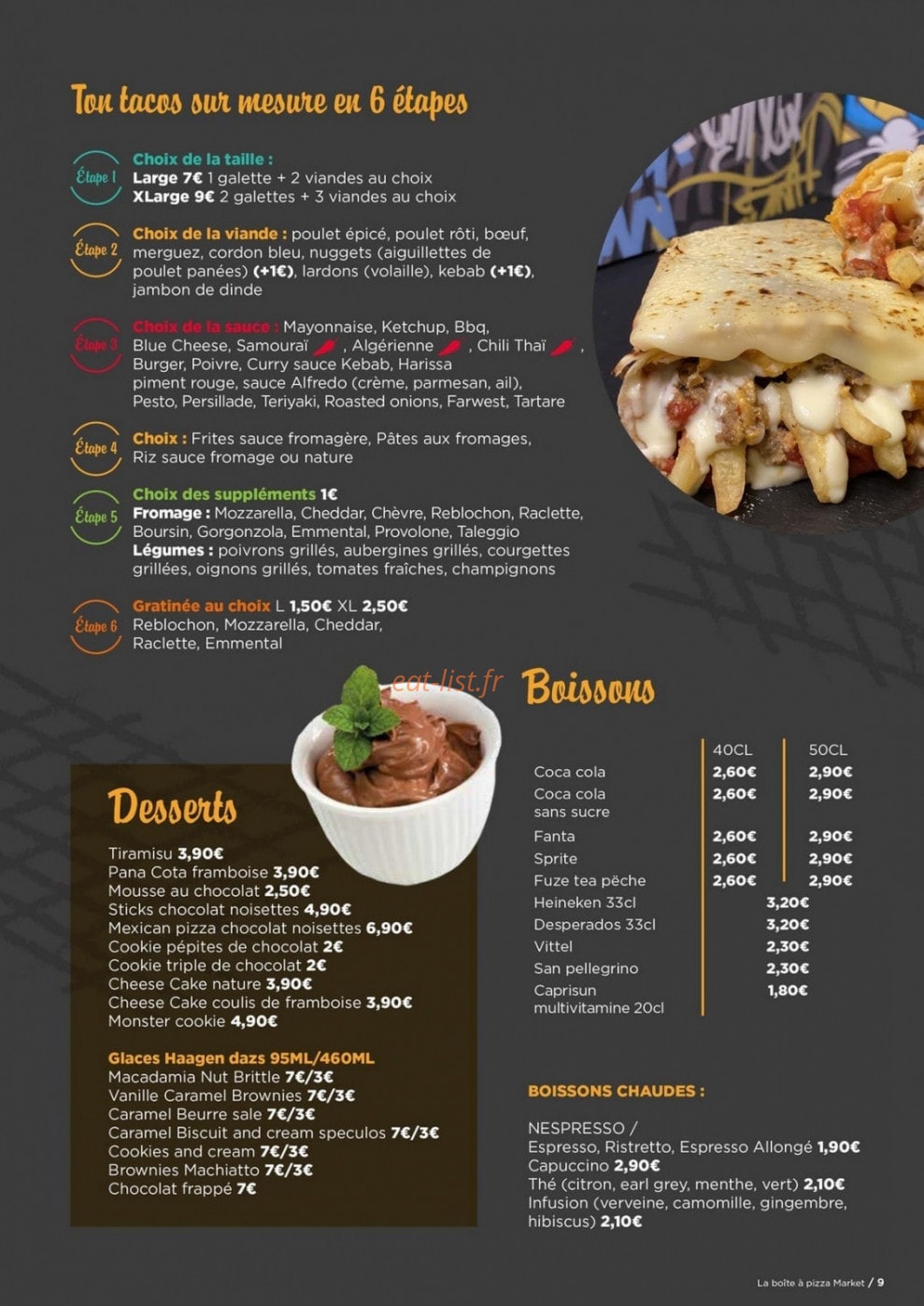 All Tacos — carte page 2