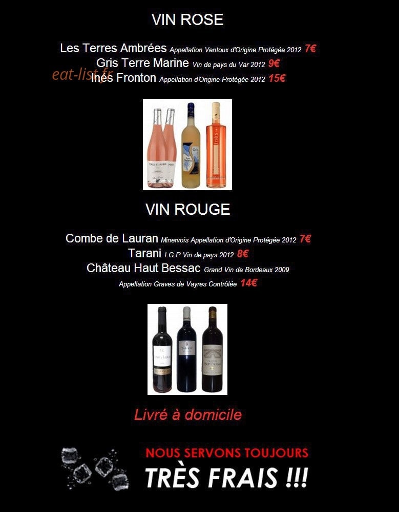 Apero Toulousain — carte page 8