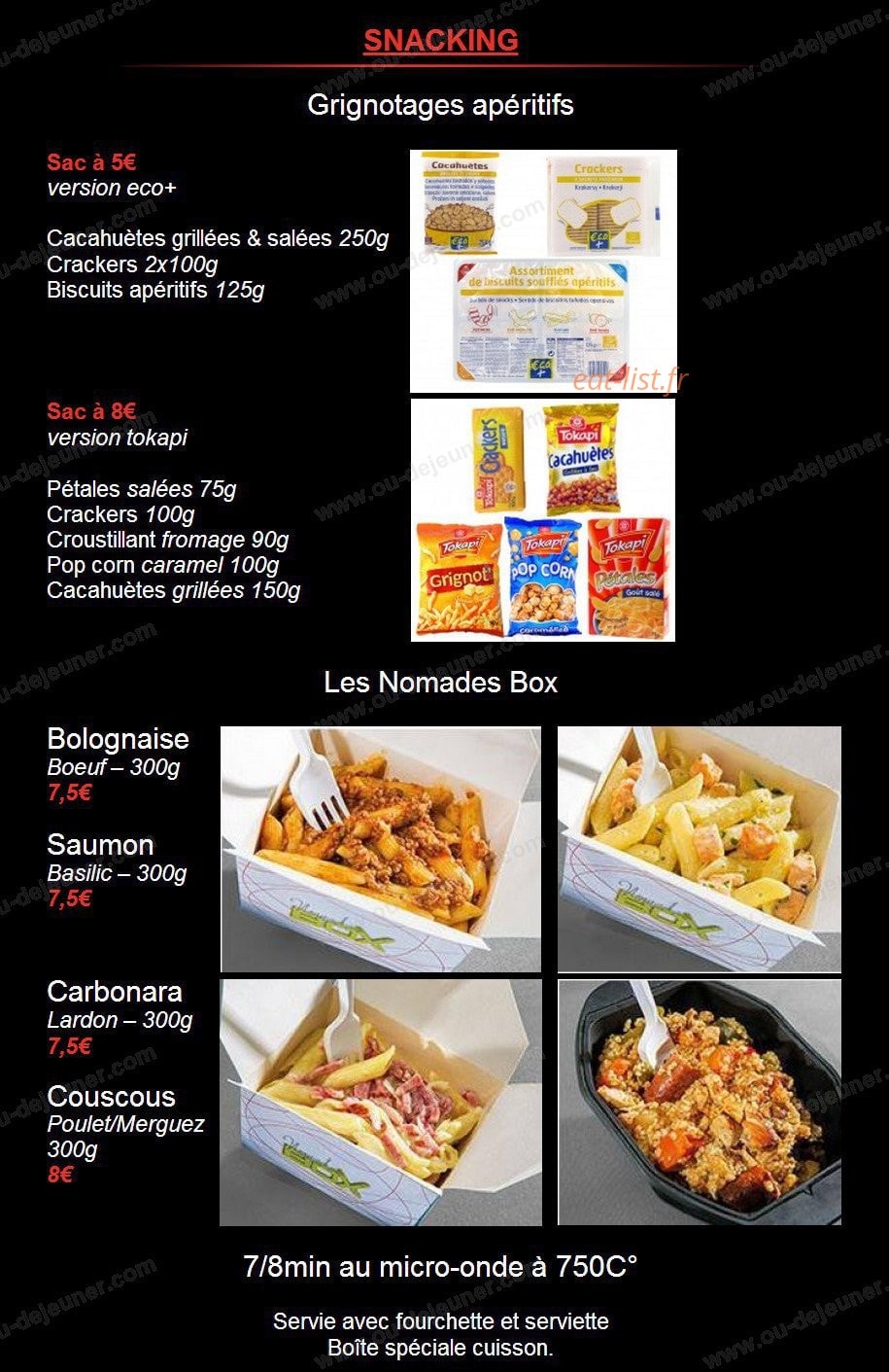 Apero Toulousain — carte page 9