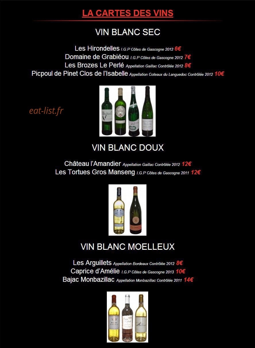Apero Toulousain — carte page 7