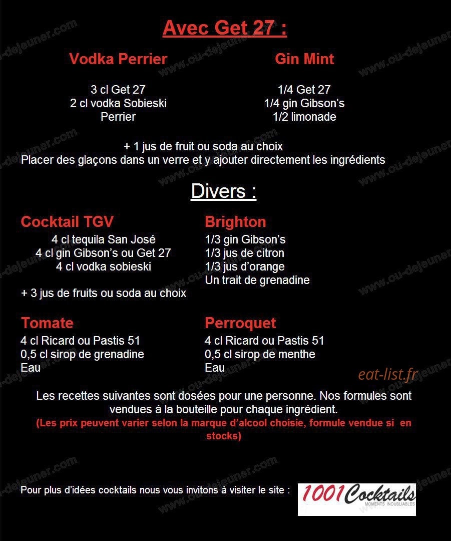 Apero Toulousain — carte page 12