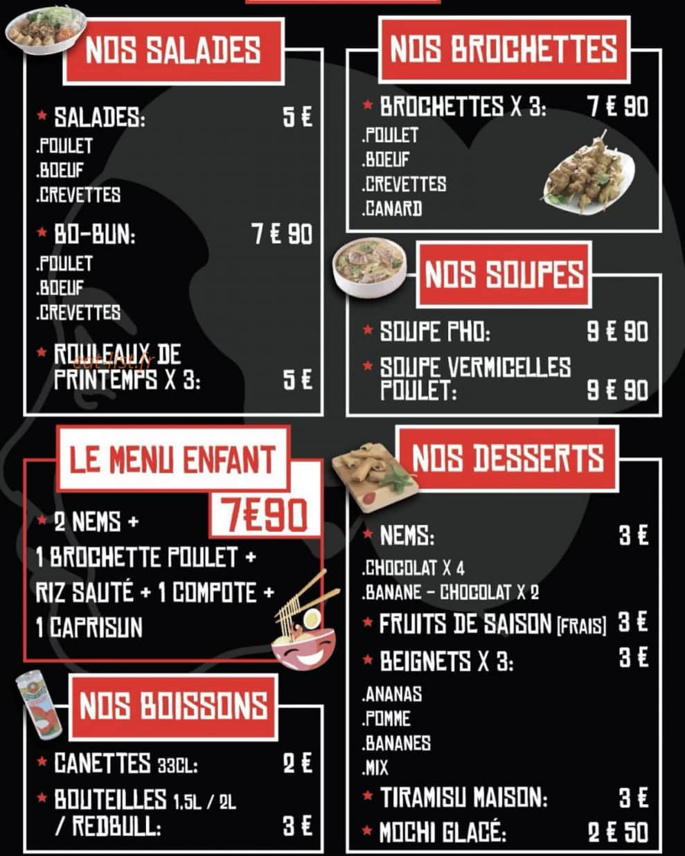 Asian Express — carte page 2