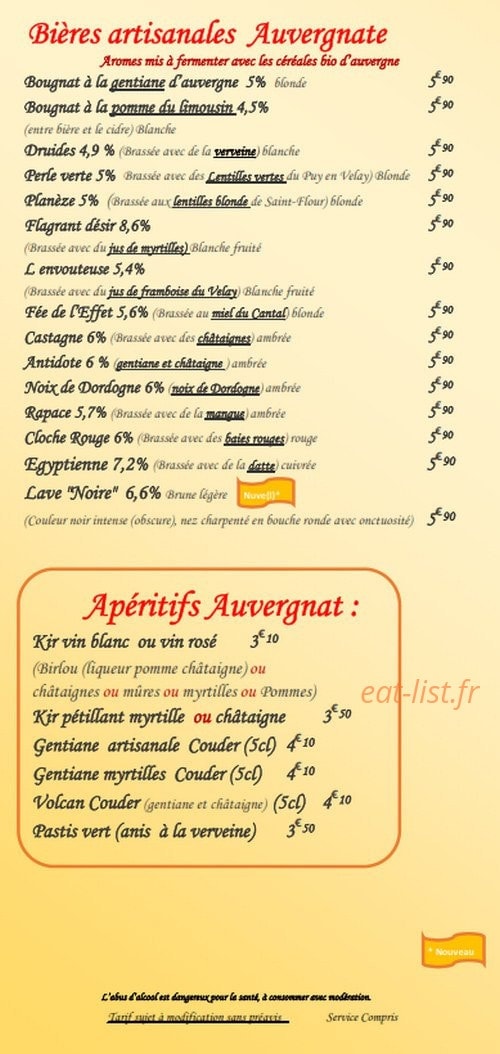 Au Buron — carte page 9