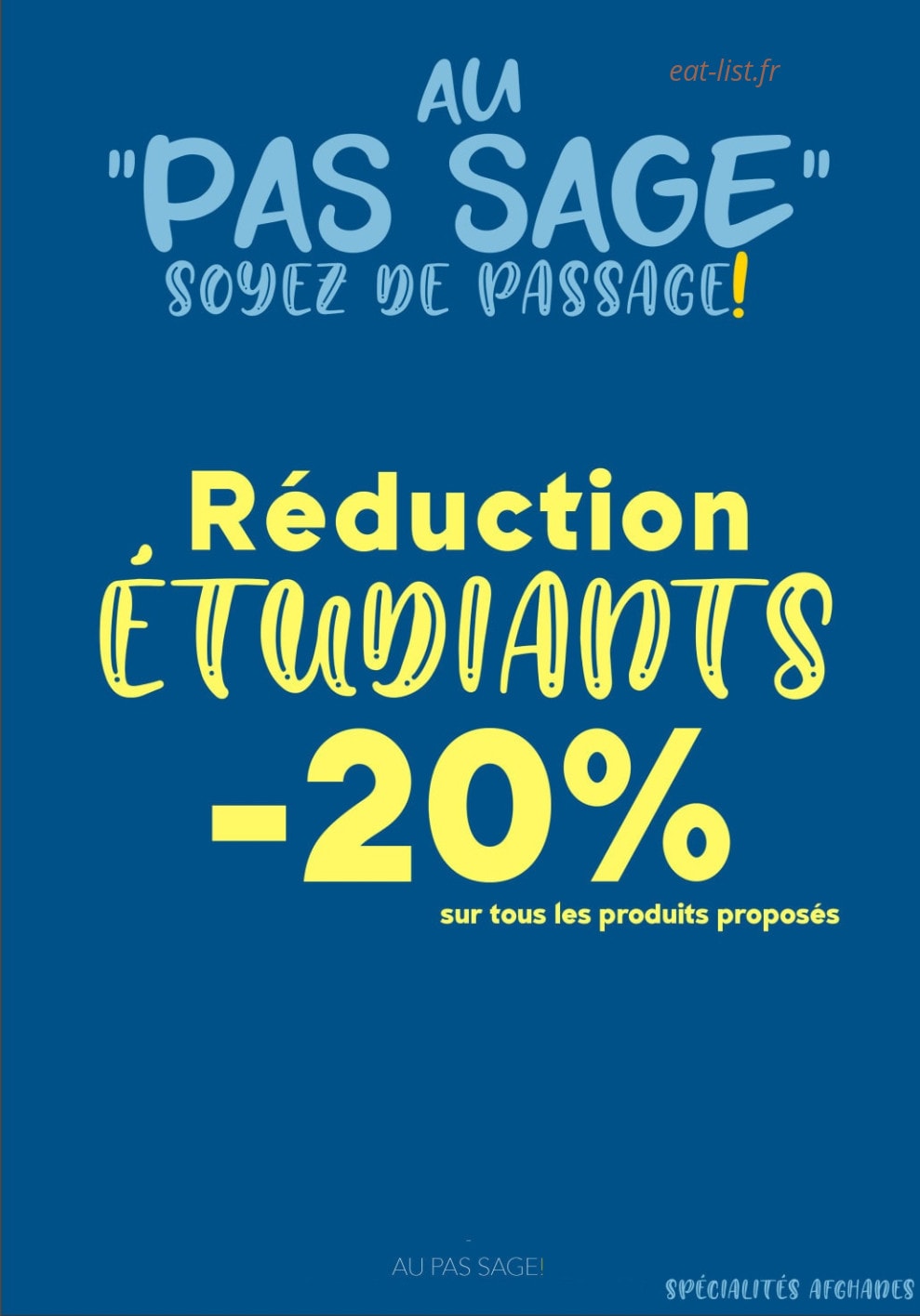 Au Pas Sage — carte page 1