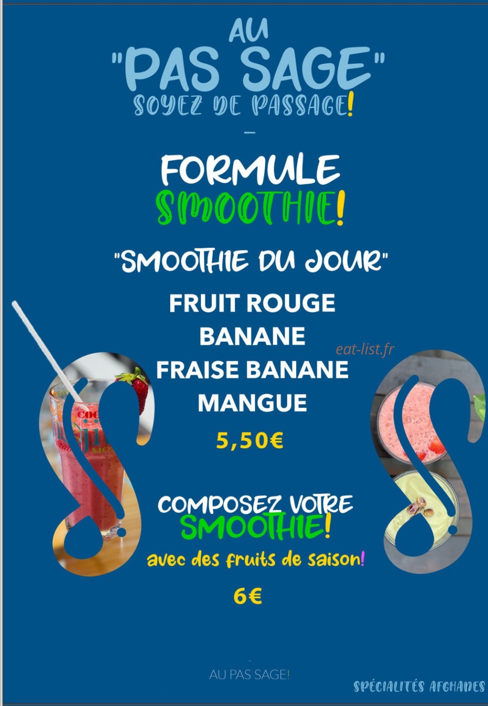 Au Pas Sage — carte page 3