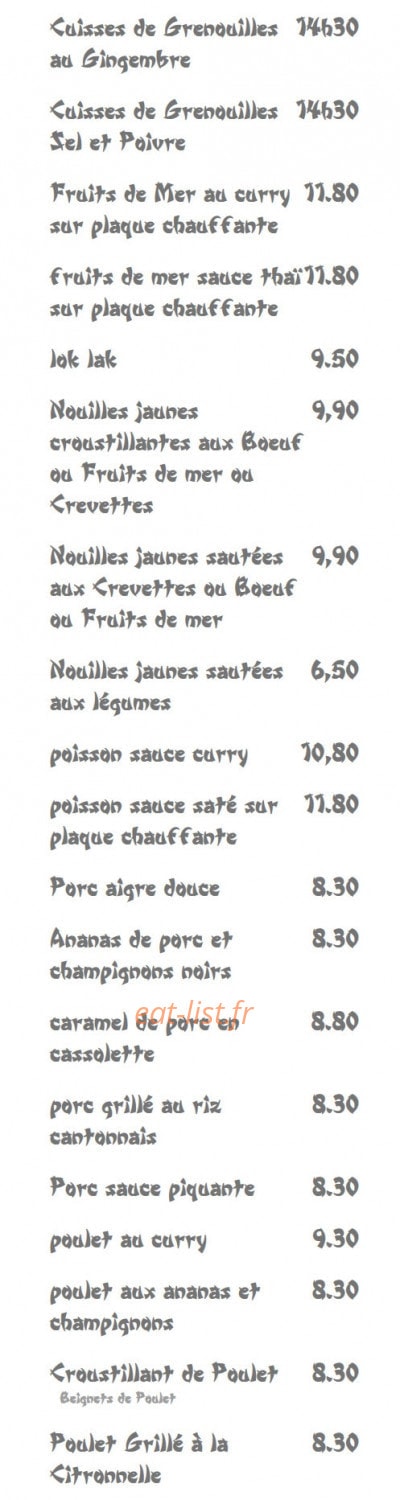 Aux Trois Eléphants — carte page 7
