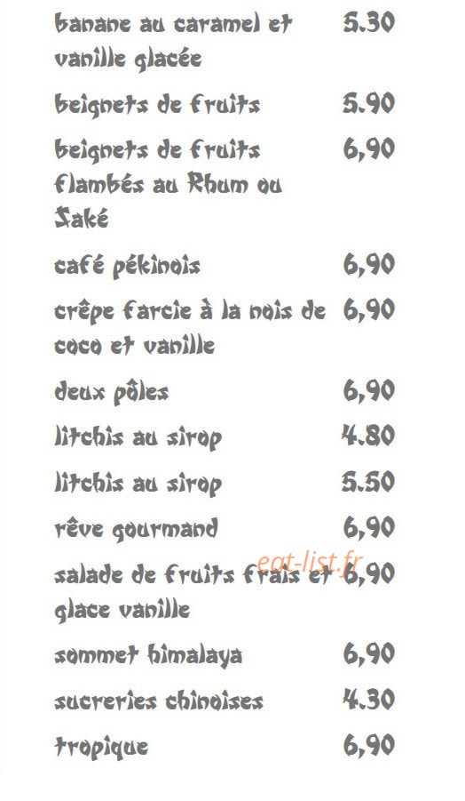 Aux Trois Eléphants — carte page 10