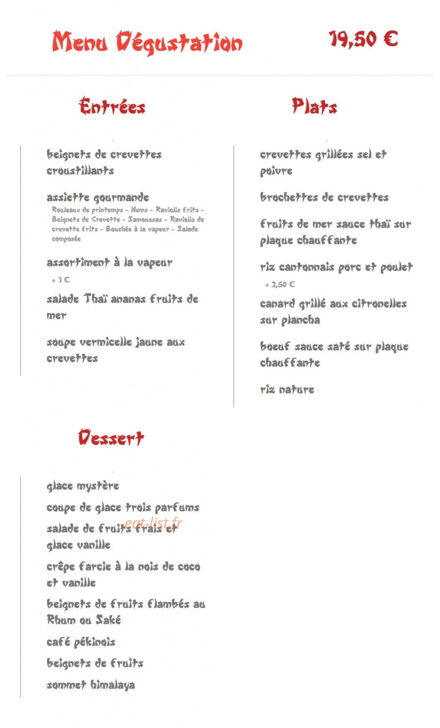 Aux Trois Eléphants — carte page 2