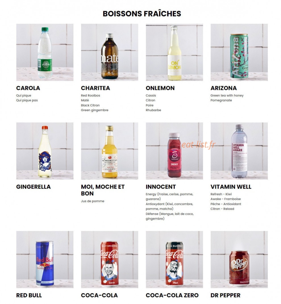 Bagelstein — carte page 8