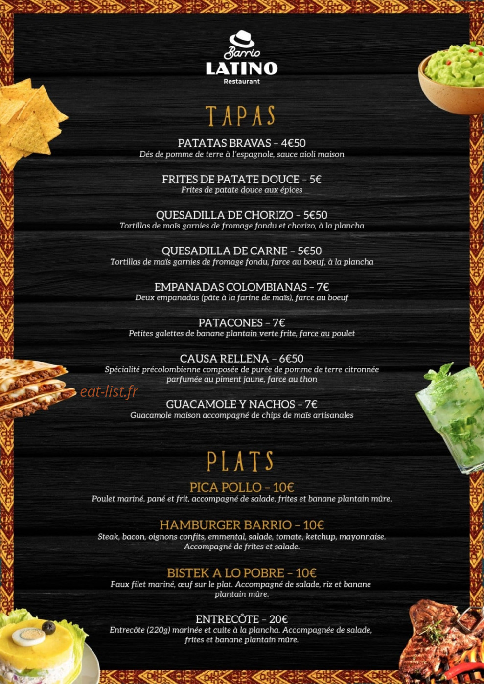 Barrio Latino — carte page 1