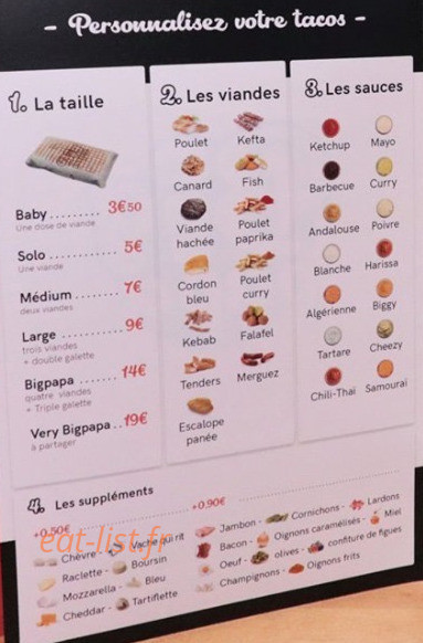 Big papa's — carte page 2