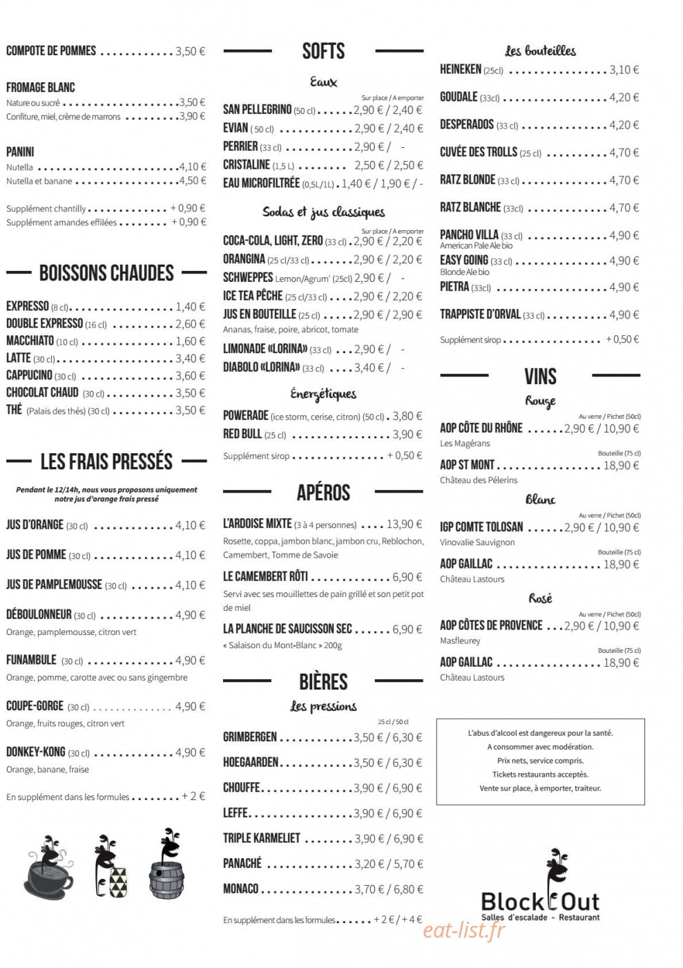 Block'Out — carte page 2