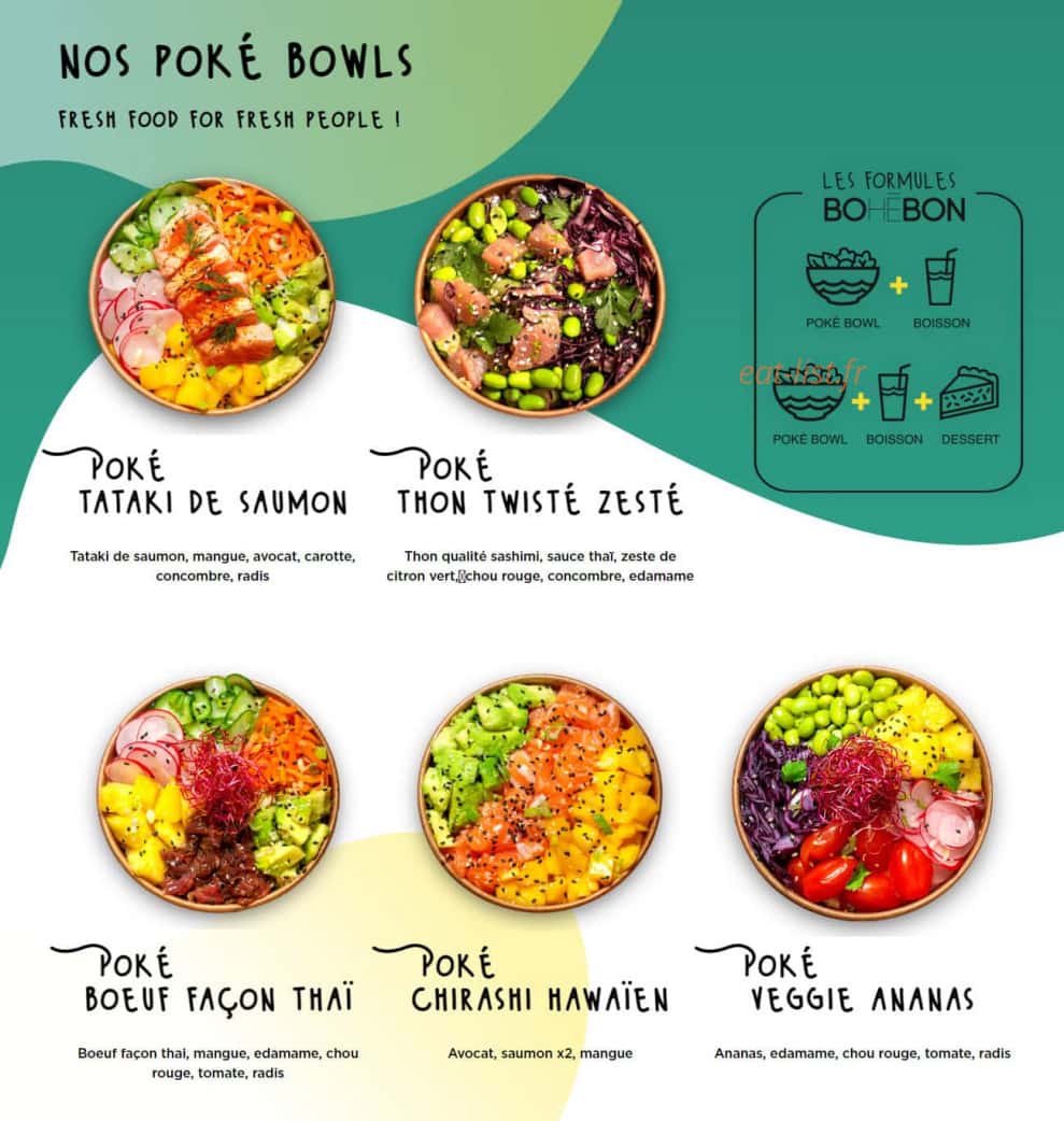 Bohēbon — carte page 1