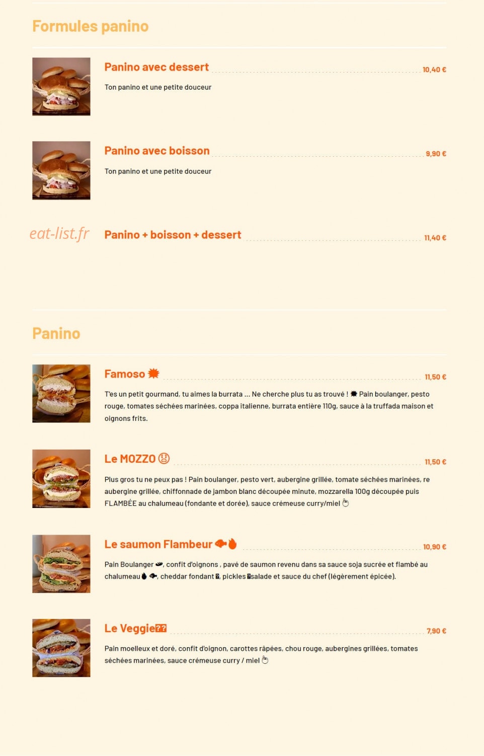 Bonheur — carte page 1