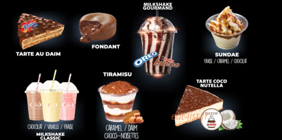 Boum Burger — carte page 4