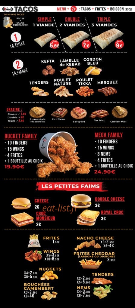 Boum Pizz & Tacos — carte page 3