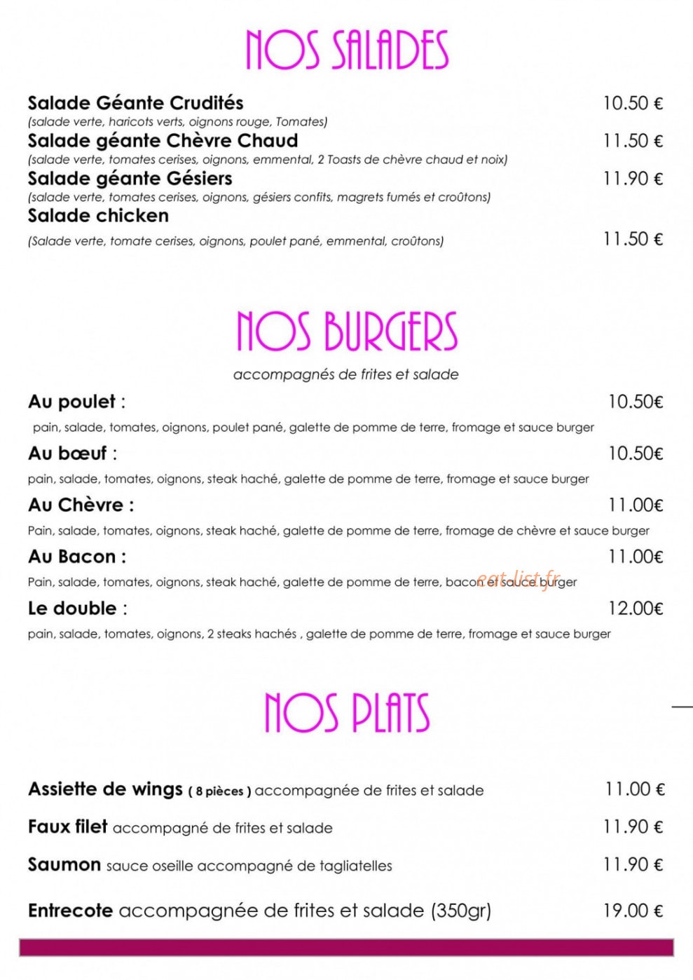 Bowling center — carte page 3