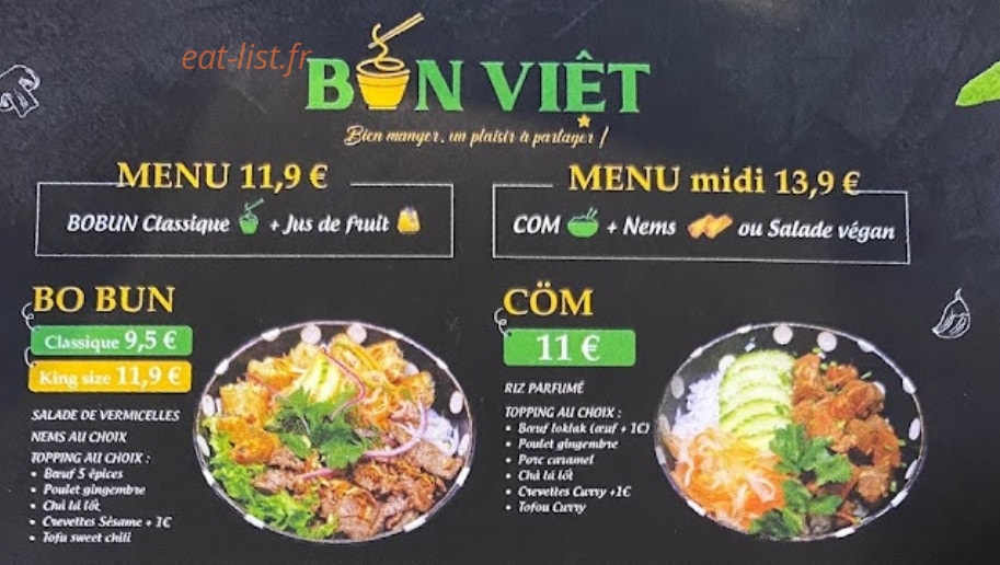 Bun Viet — carte page 1